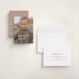 "Mostly Merry" - Holiday Cards in Vanilla by Ekko Studio - Assembled