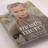 "Mostly Merry" - Holiday Cards in Vanilla by Ekko Studio - Detail