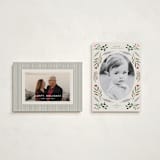 "Merry Round" - Holiday Cards in Buttercream by Lindsay Megahed - Photo Orientation Options