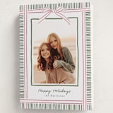 "Holiday Wrap" - Holiday Cards in Pink Sand by Chris Griffith - Folded Card