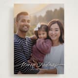 "Faubourg" - Holiday Cards in Pudding by Leia Matt - Front