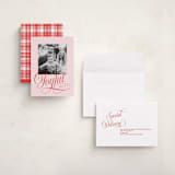 "Joyful Beauty" - Holiday Cards in Blush by Stacey Day - Assembled
