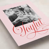 "Joyful Beauty" - Holiday Cards in Blush by Stacey Day - Detail