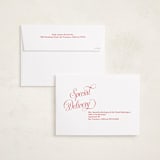 "Joyful Beauty" - Holiday Cards in Blush by Stacey Day - FREE Recipient Addressing