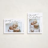 "Elements" - Holiday Cards in Coal by Pixel and Hank - Photo Orientation Options