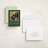 "cotillion" - Holiday Cards in Evergreen by Megan Davis - Assembled