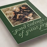 "cotillion" - Holiday Cards in Evergreen by Megan Davis - Detail