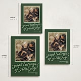 "cotillion" - Holiday Cards in Evergreen by Megan Davis - Formats Available