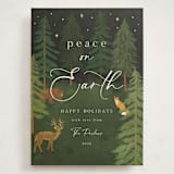 "Woodland Peace" - Holiday Cards in Forest by Elly - Front