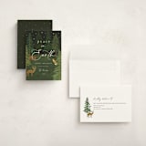 "Woodland Peace" - Holiday Cards in Forest by Elly - Assembled