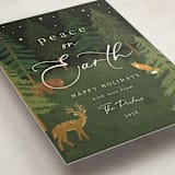 "Woodland Peace" - Holiday Cards in Forest by Elly - Detail