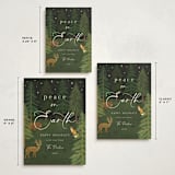 "Woodland Peace" - Holiday Cards in Forest by Elly - Formats Available