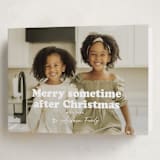 "Sometime" - Holiday Cards in Snowflake by Hudson meet Rose - Folded Card