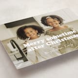 "Sometime" - Holiday Cards in Snowflake by Hudson meet Rose - Detail