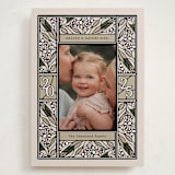 "Teaberry Stained Glass" - Holiday Cards in Eggnog by Thomas Ward - Front