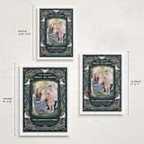 "Charming Dove Border" - Holiday Cards in Forest by Paper Sun Studio - Formats Available