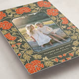 "Christmas Poppies" - Holiday Cards in Balsam by Tara Grangroth - Detail