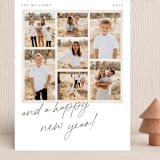 "Seven Stack" - Holiday Cards in Chestnut by Robert and Stella - Front
