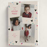 "Disney Magic Confetti" - Holiday Cards in Sugar Cookie by Kacey Kendrick Wagner - Folded Card