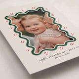 "Good Tidings & Great Joy" - Holiday Cards in Holly Berry by Rachel Mattern - Detail