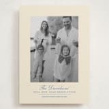 "Resolutions" - Holiday Cards in Eggnog by Baumbirdy - Front