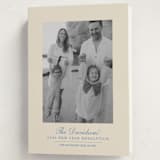 "Resolutions" - Holiday Cards in Eggnog by Baumbirdy - Folded Card