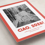 "Trattoria" - Holiday Cards in Tomato by Megan Davis - Detail