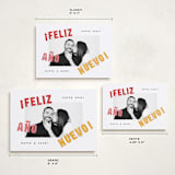 "Año Nuevo" - Holiday Cards in Sunset by Olivia Raufman - Formats Available