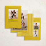 "Snapshot" - Holiday Cards in Powder by Kamala Nahas - Back of Card Options