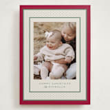 "Polka Dot Frame" - Holiday Cards in Stocking by Robert and Stella - Front