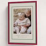 "Polka Dot Frame" - Holiday Cards in Stocking by Robert and Stella - Folded Card