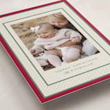 "Polka Dot Frame" - Holiday Cards in Stocking by Robert and Stella - Detail
