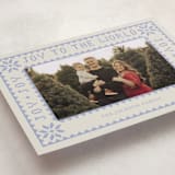"Endless Joy" - Holiday Cards in Periwinkle by Annie Chan - Detail
