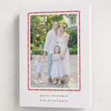 "hand drawn scallop" - Holiday Cards in Berry by Sara Hicks Malone - Folded Card