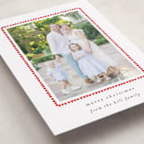 "hand drawn scallop" - Holiday Cards in Berry by Sara Hicks Malone - Detail