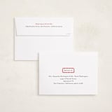 "hand drawn scallop" - Holiday Cards in Berry by Sara Hicks Malone - FREE Recipient Addressing