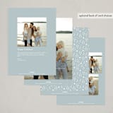 "Peace on Earth fox and rabbit" - Holiday Cards in Frost by Diane Pearse - Back of Card Options