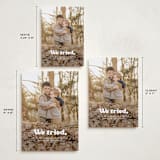 "We tried." - Holiday Cards in Snowy Night by Itsy Belle Studio - Formats Available