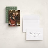 "Cheerful Script" - Holiday Cards in Snowfall by Karidy Walker - Assembled