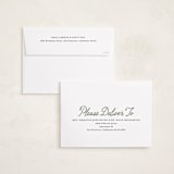 "Cheerful Script" - Holiday Cards in Snowfall by Karidy Walker - FREE Recipient Addressing