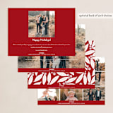 "More and Merrier" - Holiday Cards in Cherry by Yaling Hou Suzuki - Back of Card Options