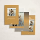 "Horizon" - Holiday Cards in Sunrise by Annie Clark - Back of Card Options