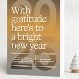 "Horizon" - Holiday Cards in Sunrise by Annie Clark - Folded Card