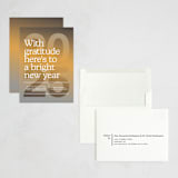 "Horizon" - Holiday Cards in Sunrise by Annie Clark - Assembled