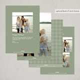 "Holiday Hearth" - Holiday Cards in Forest by Jackie Crawford - Back of Card Options