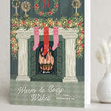 "Holiday Hearth" - Holiday Cards in Forest by Jackie Crawford - Folded Card