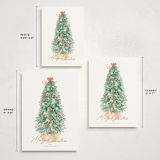 "Farmhouse Tree" - Holiday Cards in Apple by Tamara Hilje - Formats Available