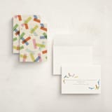 "confetti strips" - Holiday Cards in Candy by Ellen Schlegelmilch - Assembled