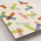 "confetti strips" - Holiday Cards in Candy by Ellen Schlegelmilch - Detail