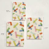 "confetti strips" - Holiday Cards in Candy by Ellen Schlegelmilch - Formats Available